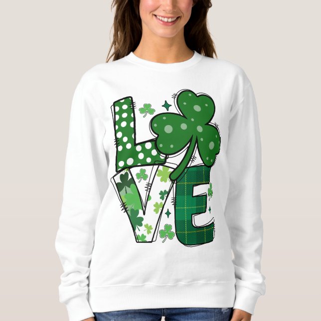 Sudadera Sweatshirt del Día de San Patricio - C005 (Anverso)