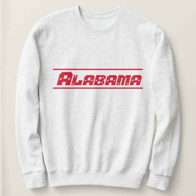 Sudadera Sweatshirt femenino-Alabama (Anverso del diseño)