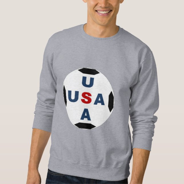 Sudadera Sweatshirt gris BALL USA (Anverso)