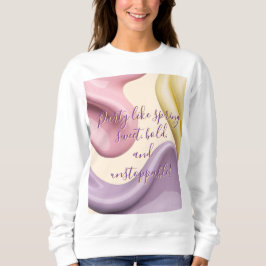 Sudadera Sweatshirt in stylish abstract graphic