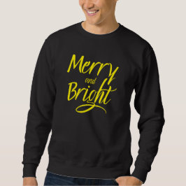Sudadera Sweatshirt : Merry and Bright (black)