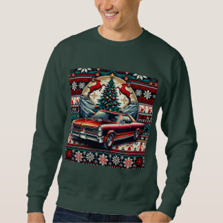 Sudadera sweatshirt noël christmas pontiac GTO 1966