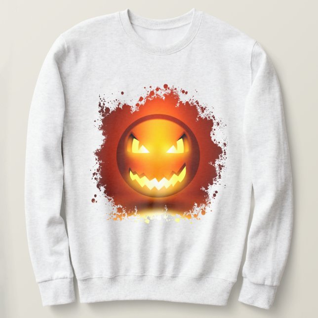 Sudadera Sweatshirt Pumpkinmoji (Anverso del diseño)