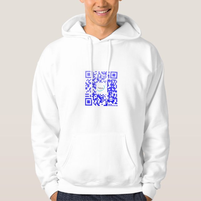 Sudadera sweatshirt qr code (Anverso)