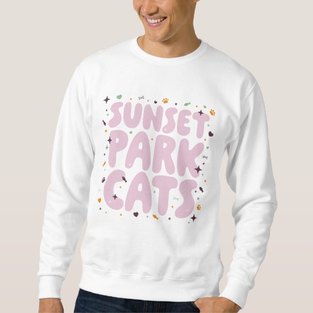 Sudadera Sweatshirt | Sunset Park Cats | Cat Rescue (Anverso)