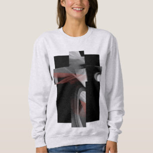 Sudadera Sweatshirt Trend Resumen Polvo Blanco Negro