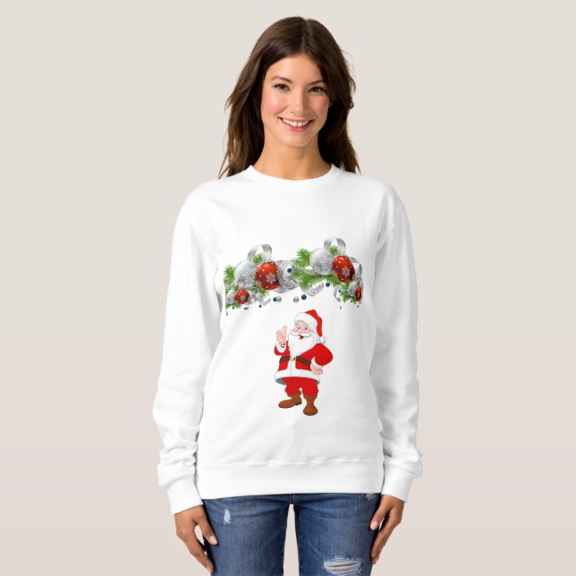 Sudadera Sweatshirt Vintage Santa (Anverso completo)
