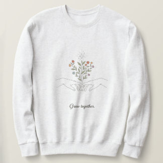 Sudadera sweatshirt with growth mindset 