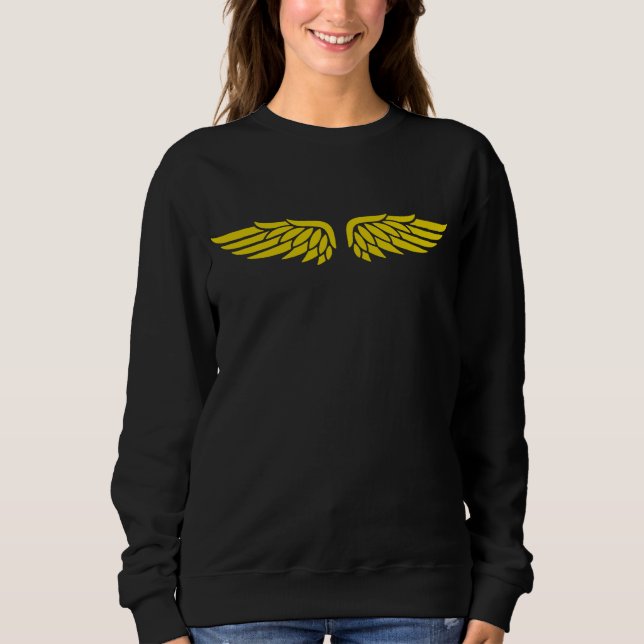 Sudadera sweatshirt women's designed with an eagle wing (Anverso)