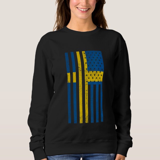 Sudadera Sweden Flag USA   Swedish Sverige Svenska Stockhol (Anverso)