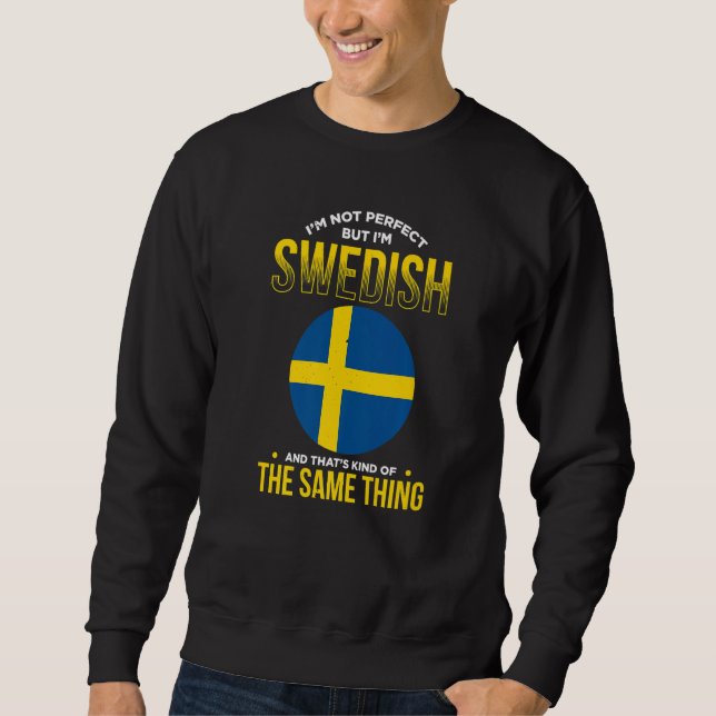 Sudadera Sweden For Proud Swedes Swedish Flag Sverige Scand (Anverso)