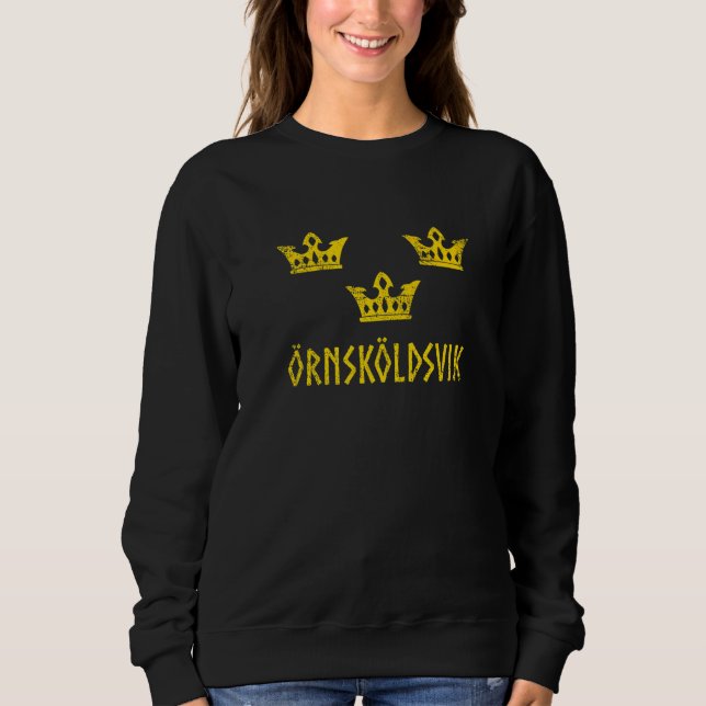 Sudadera Sweden Örnsköldsvik  Swedish Sverige Svenska Norse (Anverso)