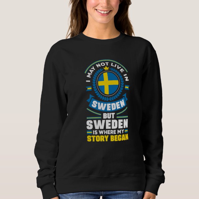 Sudadera Sweden Swedish Sweden Flag Quote   (Anverso)