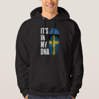 Sudadera Swedish And Estonian Mix DNA Flag Heritage Premium