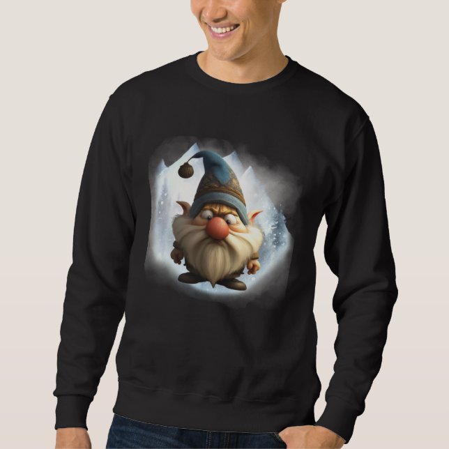 Sudadera Swedish Gnome Snow Winter Gnome s Gnome Christmas  (Anverso)