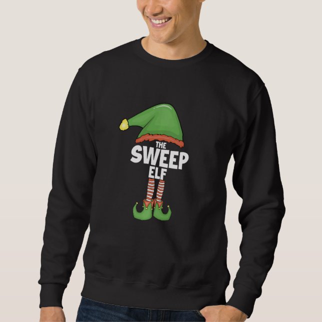Sudadera Sweep Elf  Family Xmas Holiday  Santa Christmas (Anverso)
