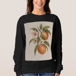 Sudadera Sweet as a Peach | Vintage Peach Botanical Design