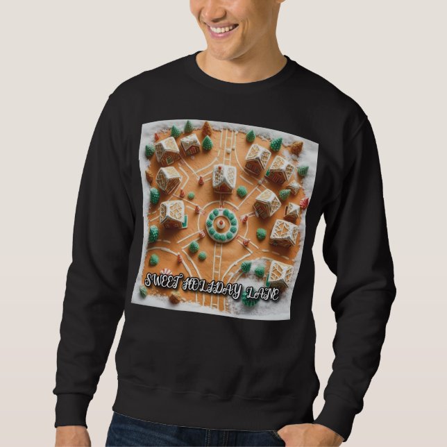 Sudadera Sweet Holiday Lane (2) Gingerbread Village (Anverso)