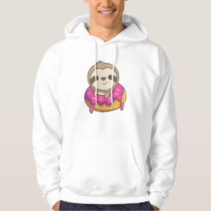 Sudadera Sweet Sloth Funny Animals In Donut Faults