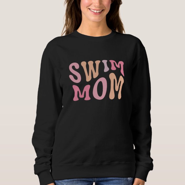 Sudadera Swim Mom Swim Mama Swim Team Swimmers Mother (Anverso)