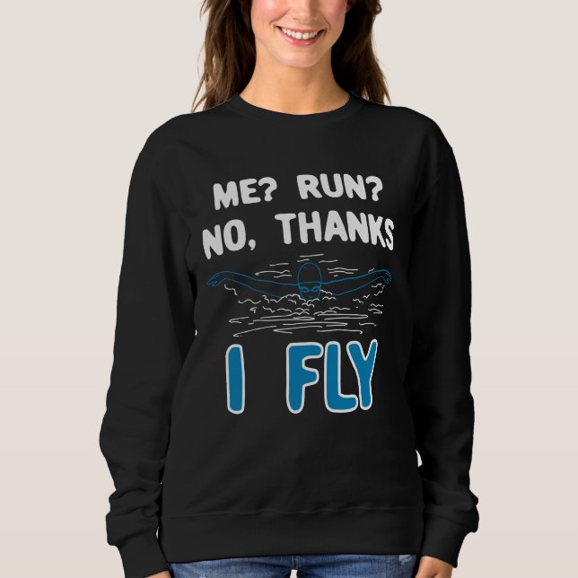Sudadera Swimming - I Fly (Anverso)