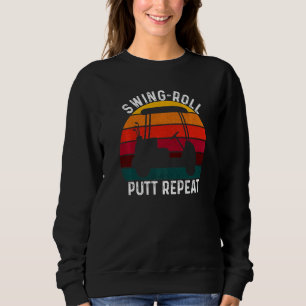 Sudadera Swing Roll Putt Repetir Golf Golfistas Vintage Ho
