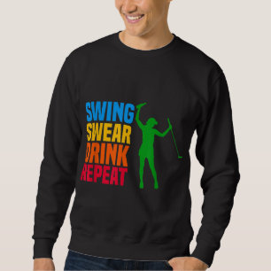 Sudadera Swing Swear Bebe Repeat Love Golf