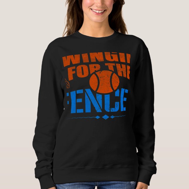 Sudadera Swinging For the Fences Baseball Cute Meme  1 (Anverso)