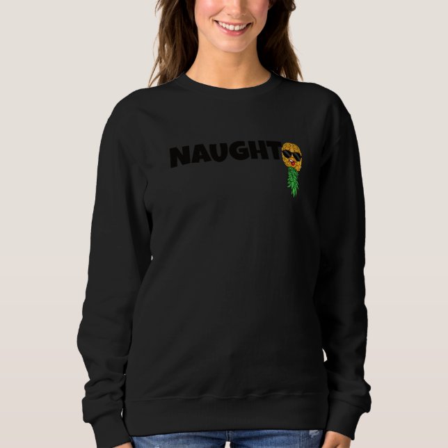 Sudadera Swinging Naughty and Nice Matching Swinger Couple  (Anverso)
