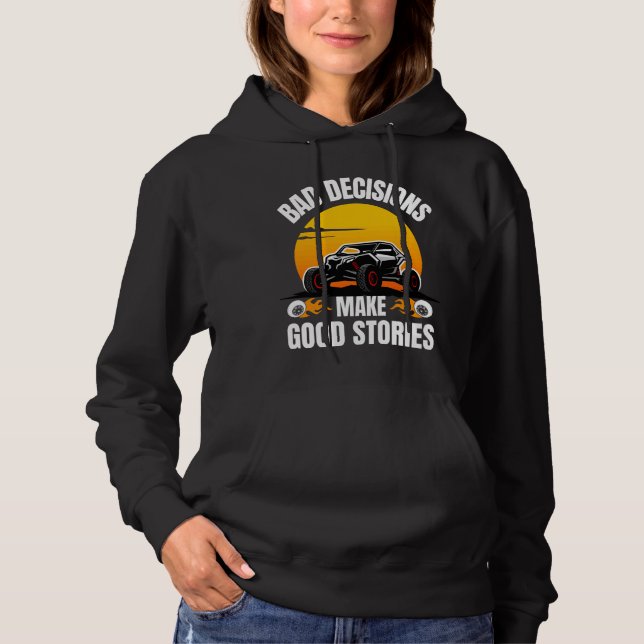 Sudadera SxS ATV Art Para Hombres Mujeres UTV Off Road Ridi (Anverso)