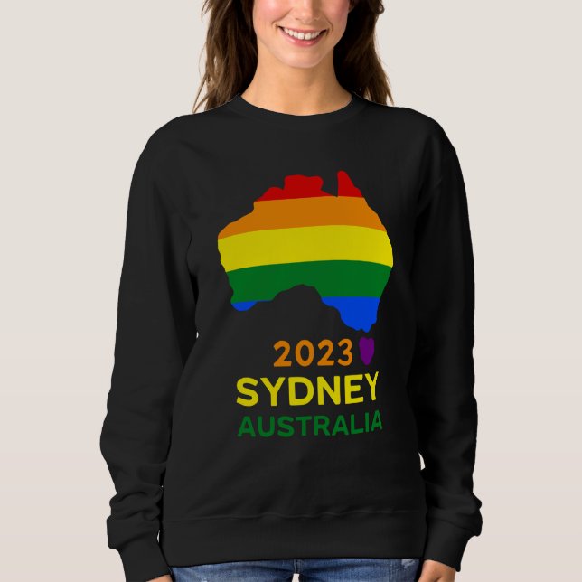 Sudadera Sydney Australia Gay and Lesbian Pride (Anverso)