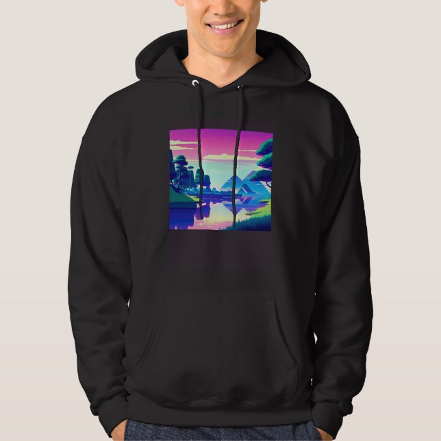 Sudadera Synthwave outrun retrowave futuresynth sci fi  81 (Anverso)