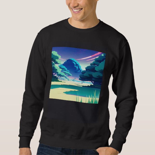 Sudadera Synthwave outrun retrowave futuresynth sci fi  82 (Anverso)
