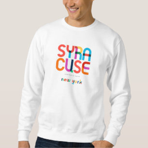 Sudadera Syracuse New York Mid Century, Pop Art,