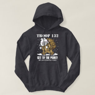 Sudadera T132 — ¡LLEGAR AL PUNTO! Con capucha