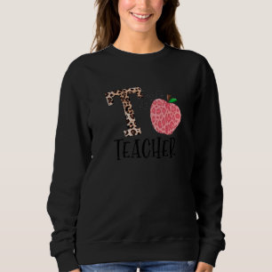 Sudadera T Es Para Maestro Regreso A La Escuela Manzana Y L