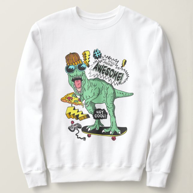 Sudadera T-Rex (Anverso del diseño)