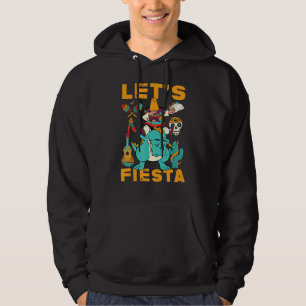 Sudadera T Rex Cinco De Mayo Tyrannosauro Dinosaurio Lets F