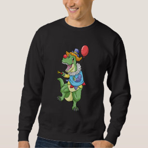 Sudadera T Rex Clown Costume Carnaval Circo infantil Di