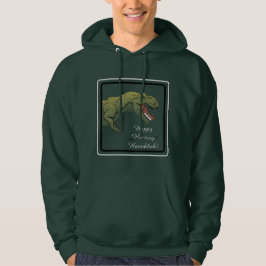 Sudadera T-Rex Dinosaur Hanukkah Unisex hoodie Sweatshirt