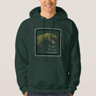 Sudadera T-Rex Dinosaur Hanukkah Unisex hoodie Sweatshirt