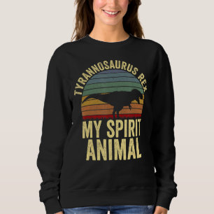 Sudadera T Rex Dinosaurio Espíritu Animal Paleontólogo Tyra