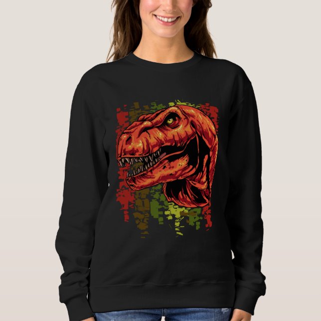 Sudadera T Rex Dinosaurs Prehistoric Dinosaur Kids Or Adult (Anverso)