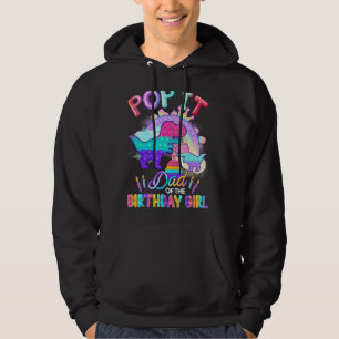 Sudadera T Rex Papá Del Chica De Cumpleaños Pop It Dinosaur