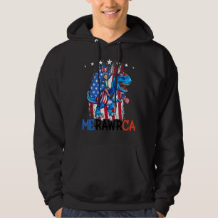 Sudadera T Rex Tío Sam 4 De Julio Dino Hombres Estadouniden
