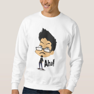 Sudadera T-Shirt"Aha!" Moment Graphic Sweatshirt | Funny 