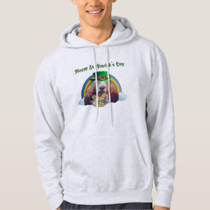 Sudadera T-Shirt Basset Hound feliz Día de San Patricio
