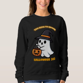 Sudadera T-Shirt Cute Spook | Minimalist Kawaii Ghost Hallo