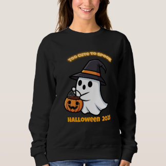 Sudadera T-Shirt Cute Spook | Minimalist Kawaii Ghost Hallo