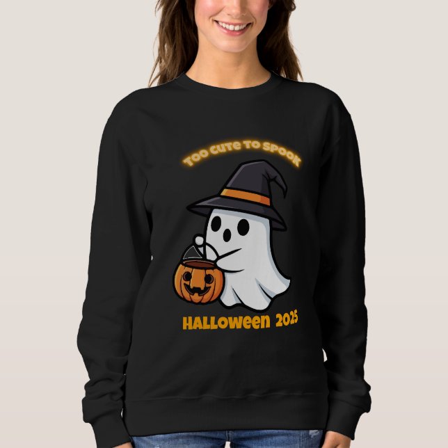 Sudadera T-Shirt Cute Spook | Minimalist Kawaii Ghost Hallo (Anverso)